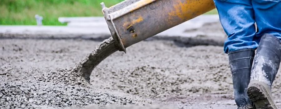 Заливка бетона