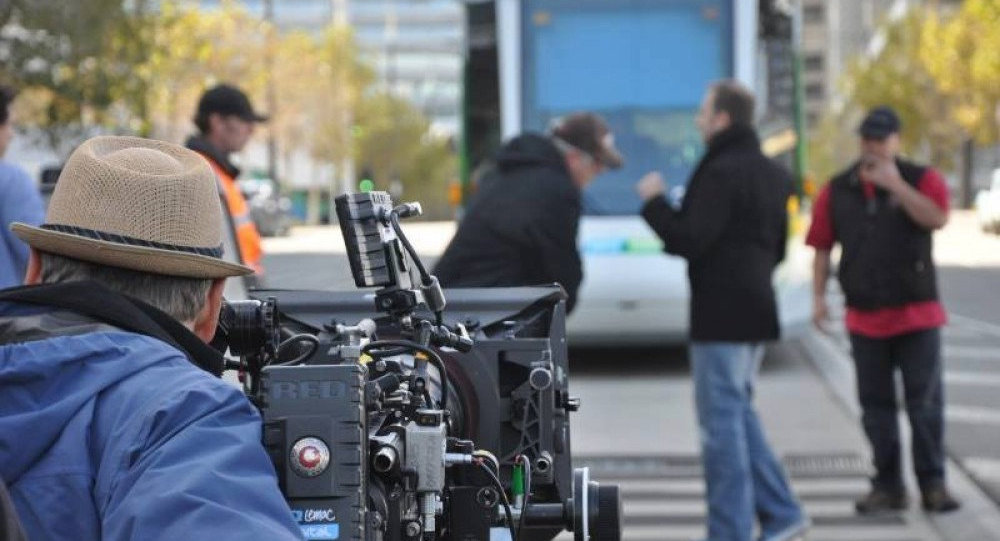 На съемках нового амереканского кино