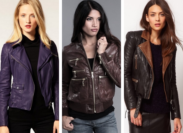 Подбор женской кожаной куртки 